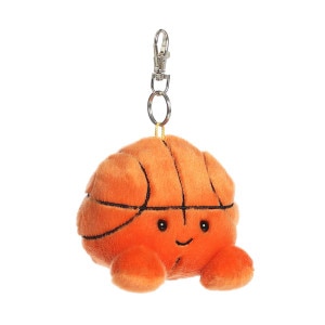 Palm pals hoops basketball clip-on plush
